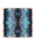 Silk Scarf - SONYA ROTHWELL TETRAHEDRON SILK SCARF : AQUA