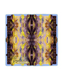 Silk Scarf - SONYA ROTHWELL TETRAHEDRON SILK SCARF : GOLD