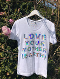 T-shirt - NON PROFIT HOLOGRAPHIC 'MOTHER EARTH' T-SHIRT