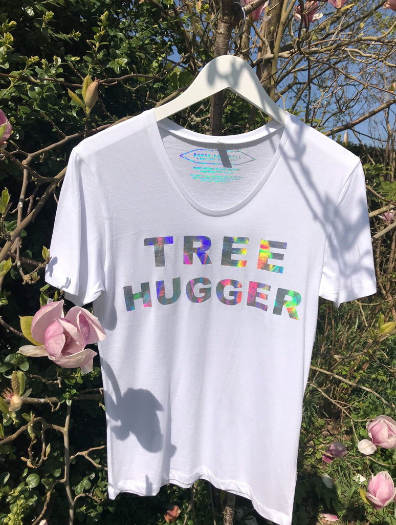 T-shirt - NON PROFIT HOLOGRAPHIC 'TREE HUGGER' T-SHIRT