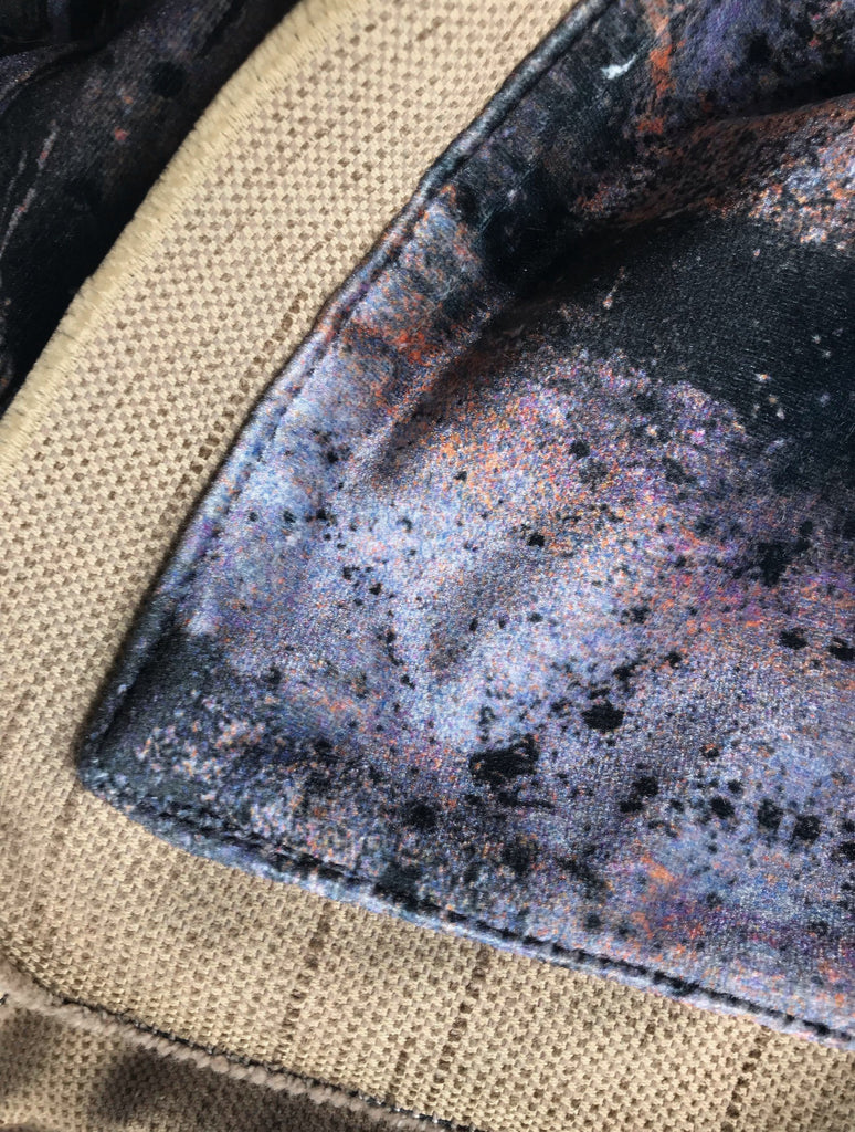 Throw - INFIINIITY VELVET THROW : DARK OPAL