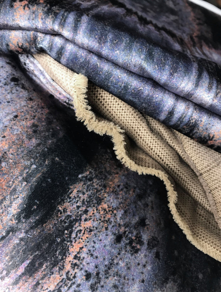 Throw - INFIINIITY VELVET THROW : DARK OPAL