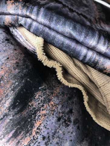 INFIINIITY VELVET THROW : DARK OPAL