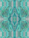 Throw - SONYA ROTHWELL NIRVANA VELVET THROW : AQUA