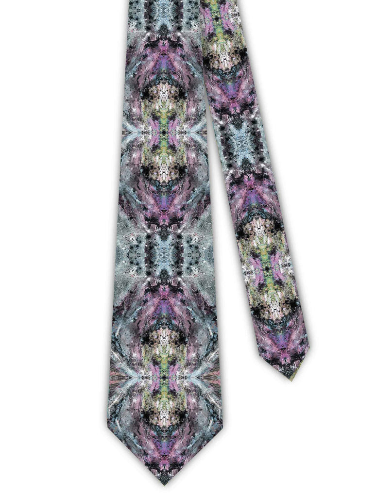 Tie - SONYA ROTHWELL MANASLU SILK TIE : TWILIGHT BLU