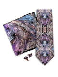 Tie - SONYA ROTHWELL MANASLU SILK TIE : TWILIGHT PINK